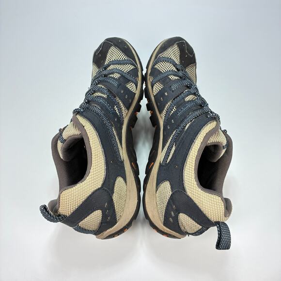 Merrell Mykos Dark Blue Tan Trail Outdoor Hiking Lightweight Shoes Men’s Size 11 - Picture 7 of 10